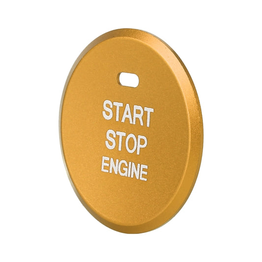 Car Engine Start Key Push Button Inner Ring Trim Sticker Decoration for Mazda Axela CX-30 2020 (Gold) by buy2fix