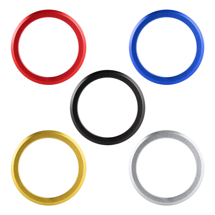 Car Engine Start Key Push Button Outside Ring Trim Sticker Decoration for Mazda Axela CX-30 2020 (Red) by buy2fix