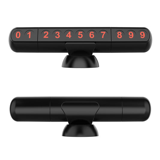 3R-2166 3 in 1 Multifunctional Car Parking Number Plate with Safety Hammer + Cutting Seat Belt by 3R