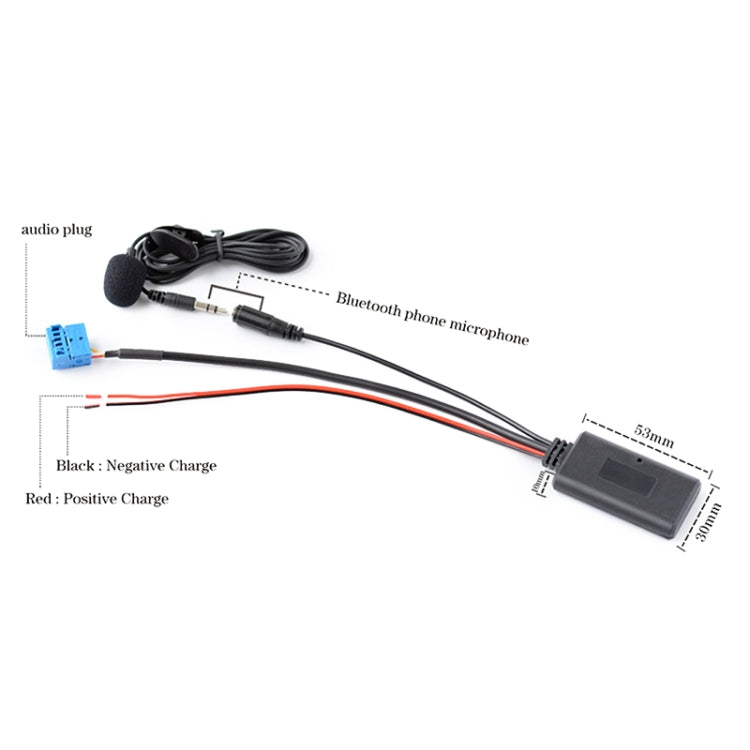 Car Wireless Bluetooth Module AUX Audio Adapter Cable for Citroen / Peugeot 307 by buy2fix