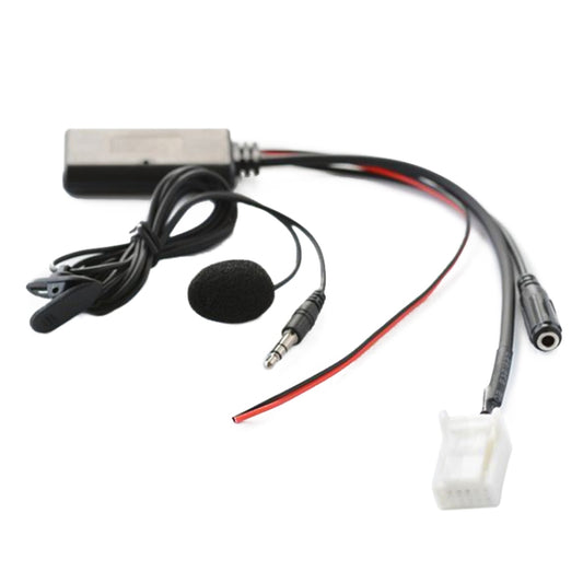 Car Wireless Audio Adapter Cable Bluetooth Music AUX Receiver + MIC Phone Function for Mazda 5 8 CX9 CX7 by buy2fix