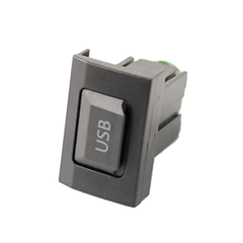 Car Center Console CD Reserved Position Modified USB Port 3.3x2.3cm for Volkswagen / Audi / Skoda by buy2fix