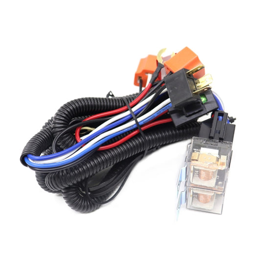 12V 2-lamp Car Headlight Modification Wiring Harness Brightener Cable by buy2fix