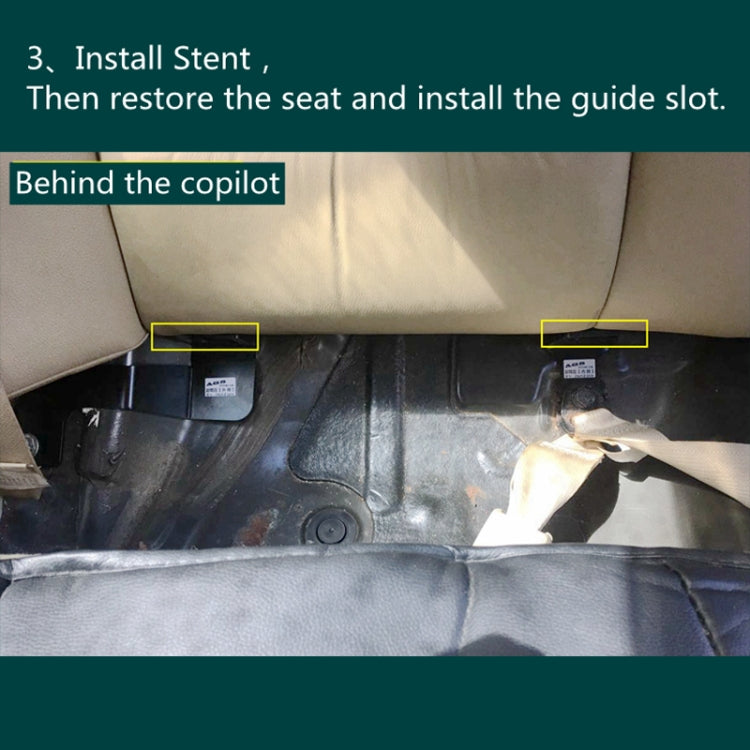 ZL-2029 Car Left Side Rear Seat Isofix Child Seat Interface for Honda 8th Generation Accord 2008-2012 by buy2fix