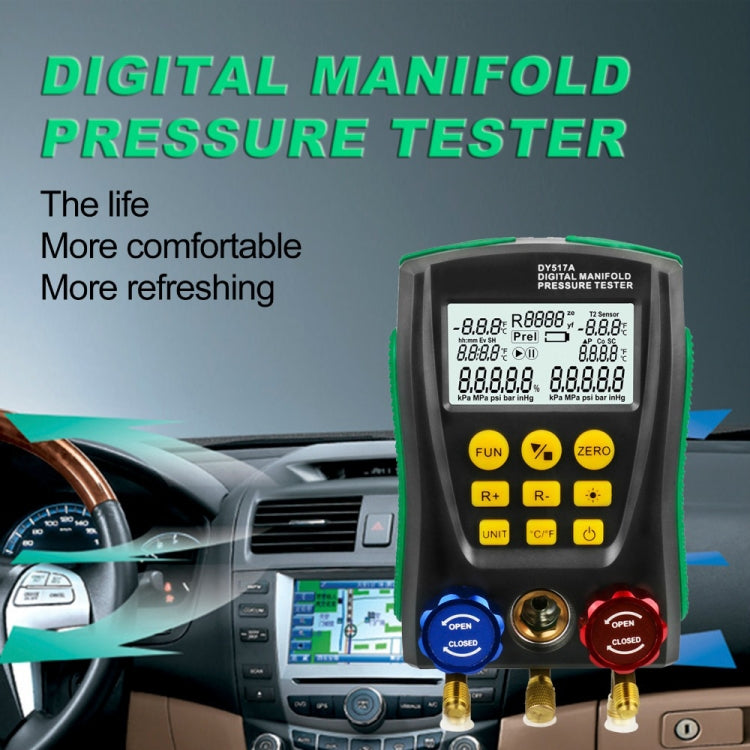 DUOYI DY517A Car Air Conditioning Diagnostic Instrument Temperature Monitor Fluoride Meter by DUOYI