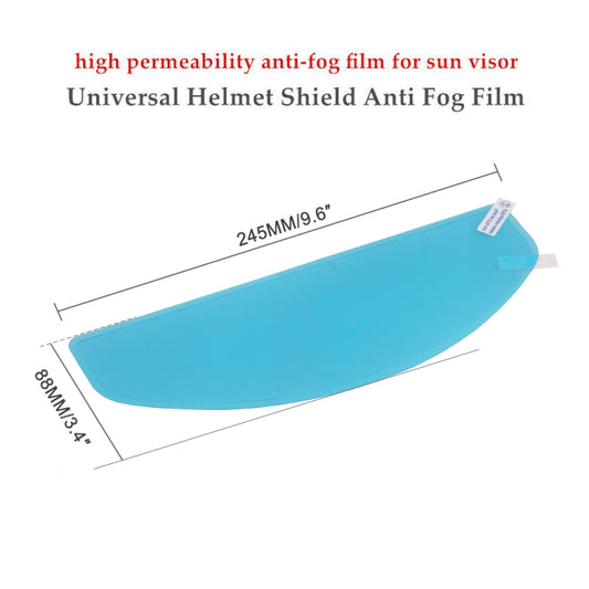 MB-HS001 Motorcycle Helmet Shield Sunshade Mirror High Permeability Rainproof Film by buy2fix