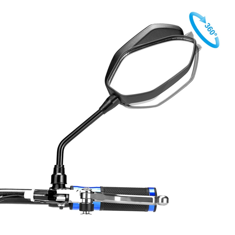 ZF001-125B Pair Rearview Mirror Reflective Mirror for Four-wheeler ATV by TECLAST