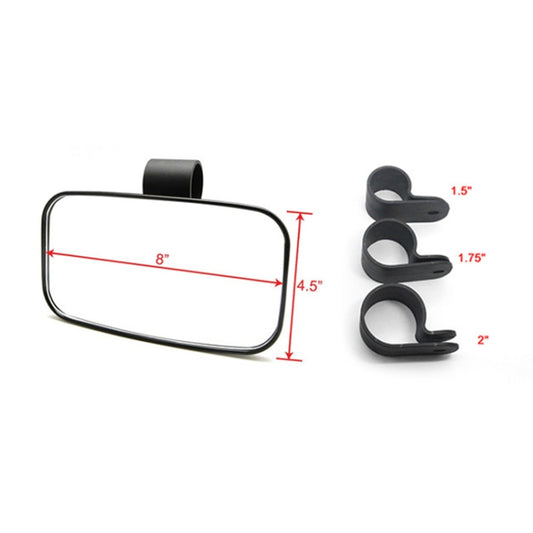 UTV-10 Sandy Beach Car Big View Rearview Mirror for UTV / ATVs, 1.5 inch, 1.75 inch, 2 inch by buy2fix
