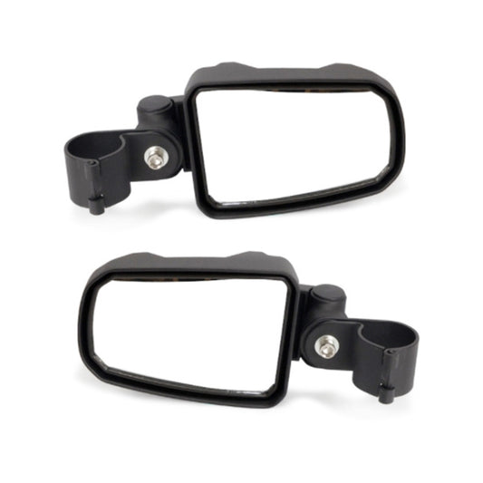 Pair All-terrain Vehicles Wide Field View 1.75 inch Rearview Mirror Side Reflector Mirror for UTV / ATV by buy2fix