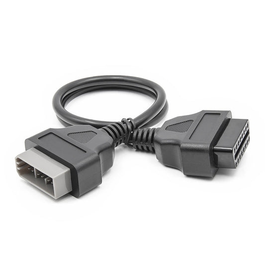 14Pin to 16Pin Car OBD2 Conversion Cable OBDII Diagnostic Adapter Cable for Nissan by buy2fix