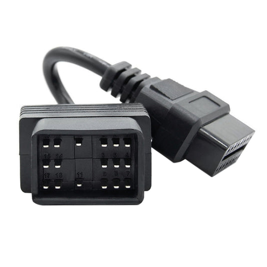 17Pin to 16Pin Car OBD2 Conversion Cable OBDII Diagnostic Adapter Cable for Toyota by buy2fix