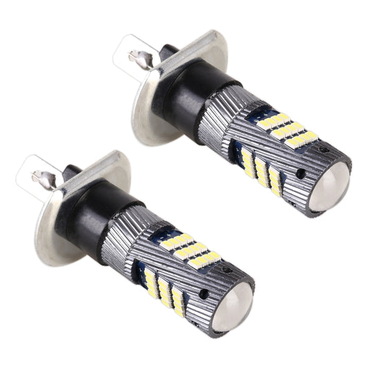 1 Pair H1 DC12V / 5W Car LED Fog Light with 42LEDs SMD-2016 Lamp Beads (White Light) by buy2fix