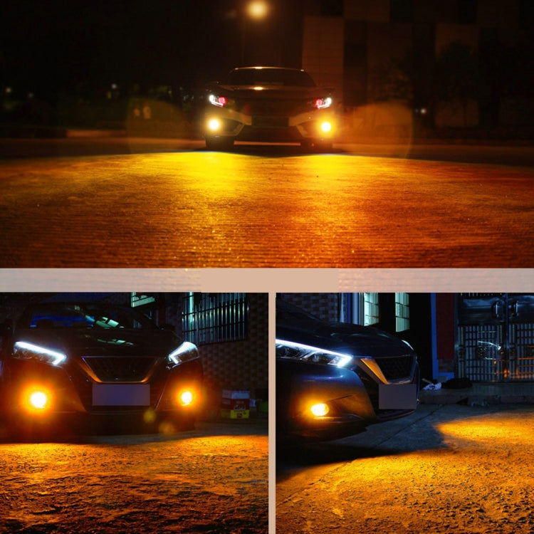 1 Pair H1 DC12V / 5W Car LED Fog Light with 42LEDs SMD-2016 Lamp Beads (Yellow Light) by buy2fix