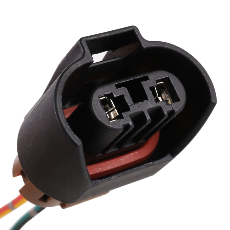 1 Pair 9005 Bulb Holder Base Female Socket with Cable for Toyota by buy2fix