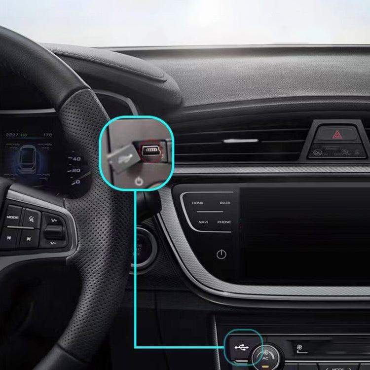 10 PCS Car OTG Head to USB Cable, Cable Length: 10cm by buy2fix