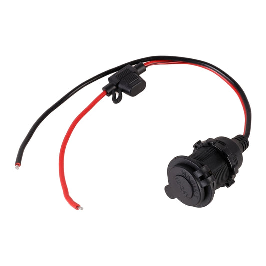 Car Cigarette Lighter Female Socket Plug Connector with Cover by buy2fix