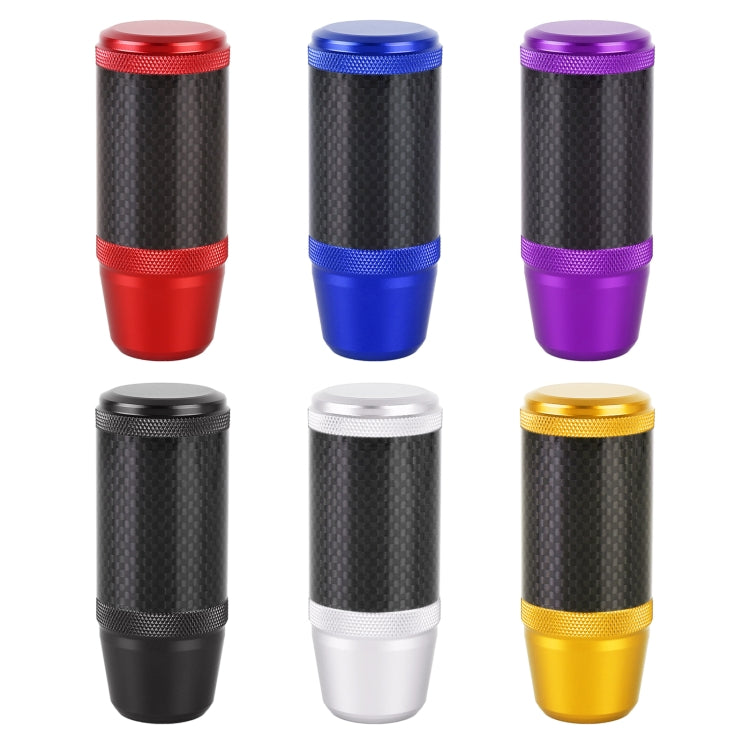 Universal Car Carbon Fiber Metal Gear Shift Knob(Black) by buy2fix