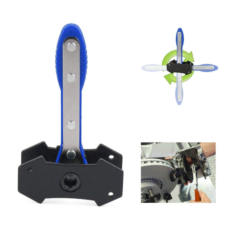 Car Ratchet Brake Piston Spreader Caliper Pad (Blue) by buy2fix