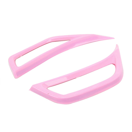 Car Fender Side Air Outlet Decorative Panel for Jeep Wrangler JL 2018-2020 (Pink) by buy2fix