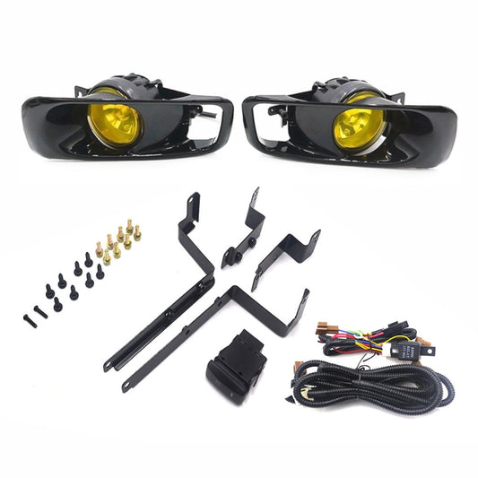 1 Pair Car Modified Front Fog Light for Honda Civic 1999-2000 (Yellow Light) by buy2fix