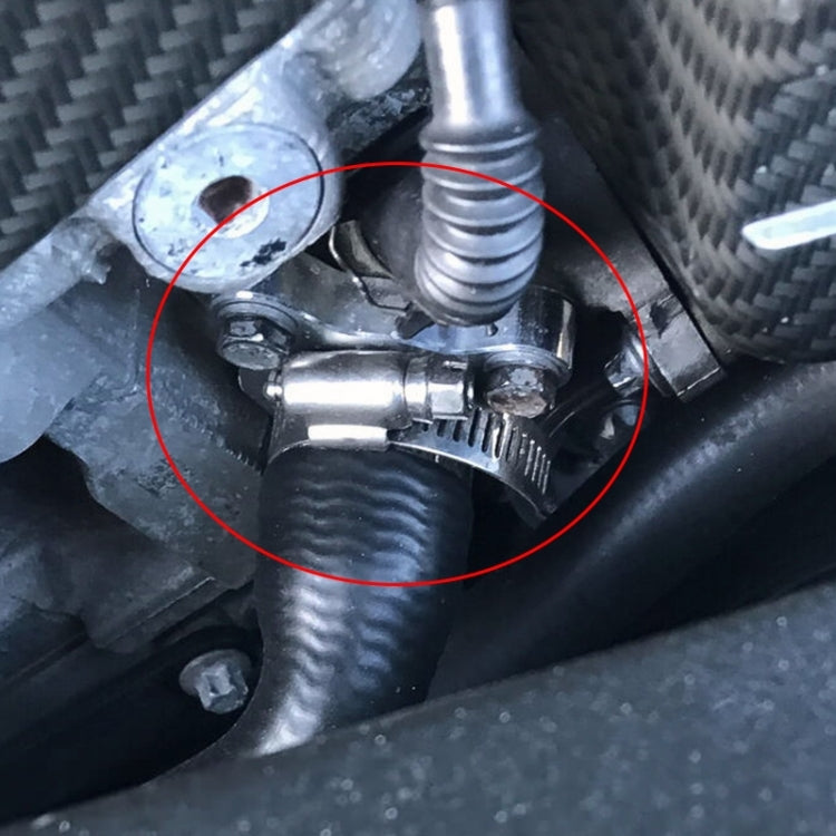 Car Water Hose Joint Pipe Adaptor with Clamps 11537541992 for BMW 335i (Blue) by buy2fix