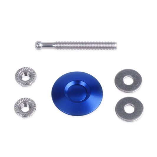 54mm Stainless Steel Quick-pins Push Button Billet Hood Pins Lock Clip Kit (Blue) by buy2fix