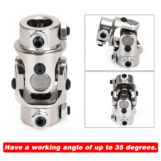 Car Modification 3/4 inch Steering Shaft Universal Joint by buy2fix