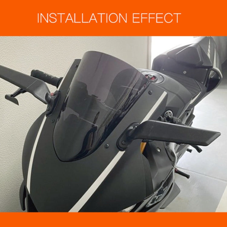 1 Pair Motorcycle Modified Wind Wing Adjustable Rotating Rearview Mirror by buy2fix