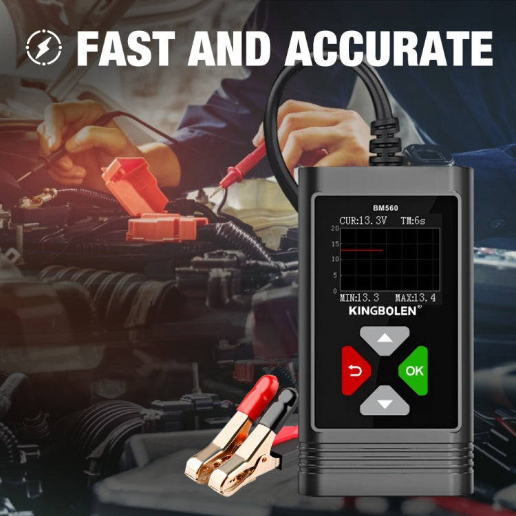 KINGBOLEN BM560 6V 12V Car Digital Load Battery Tester by buy2fix
