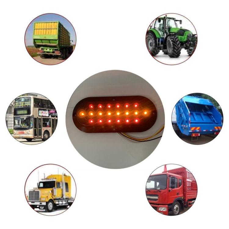 MK-012 20LEDs Dynamic Car Tail Light Signal Lamp Indicator Strobe Flashing Warning Light 12-24V by buy2fix