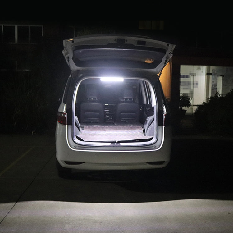 2 PCS ZS-3348 DC12-24V High Bright 84 COB Lamp Beads Car Dome Light Cabin Light Bar by buy2fix