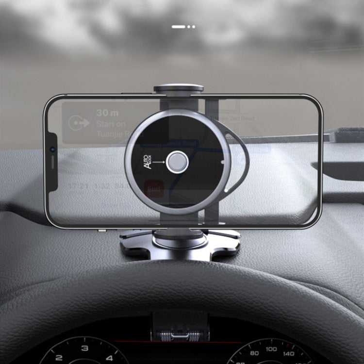 Car Multi-function Center Console Mobile Phone Holder with Number Plate by buy2fix