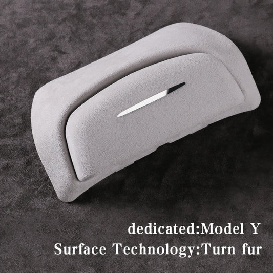 Car Suede Wrap Version Sunglasses Storage Box for Tesla Model Y 2019-2023 by buy2fix