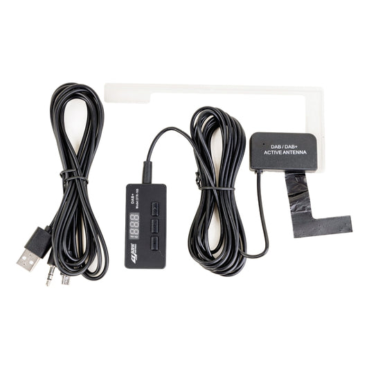 Car DAB+ Digital Broadcasting Receiver Box with FM Forwarding by buy2fix