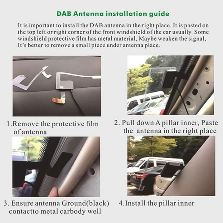 Car DAB+ Digital Broadcasting Receiver Box with FM Forwarding by buy2fix