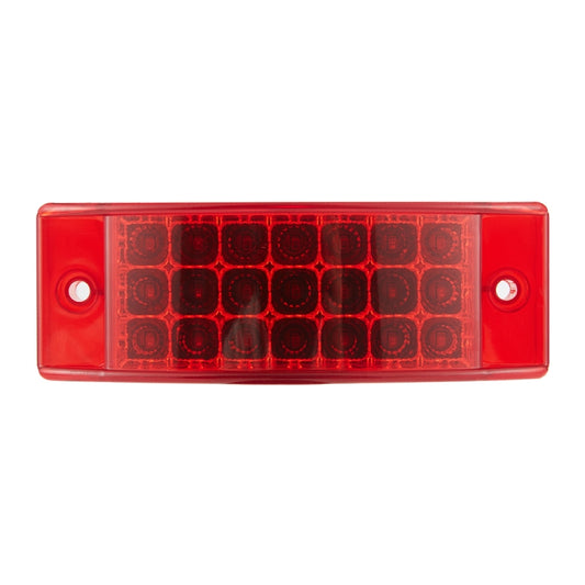 MK-142 DC12V-24V 21LEDs Car Tail Light Running Water Flashing Edge Light (Red Light) by buy2fix