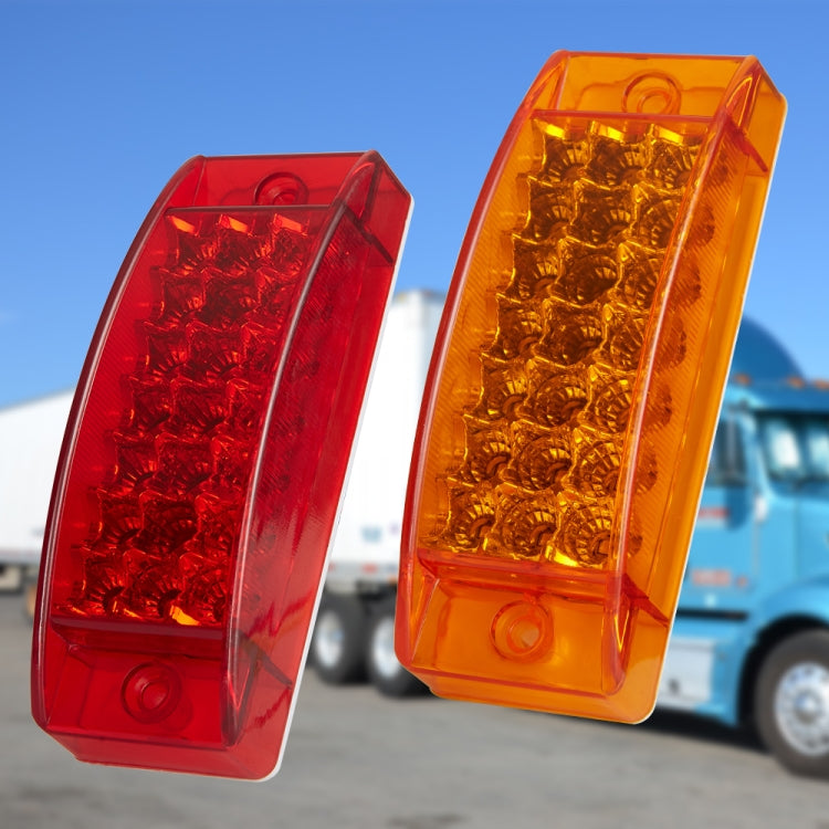MK-142 DC12V-24V 21LEDs Car Tail Light Running Water Flashing Edge Light (Yellow Light) by buy2fix