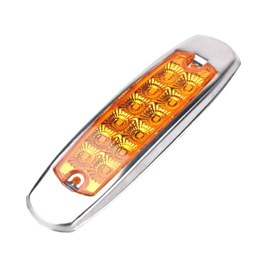 4 PCS MK-338 DC12-24V Truck 12LEDs Side Clearance Maker Light (Yellow Light) by buy2fix