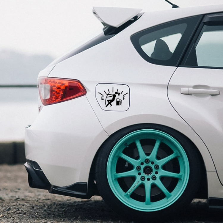 Female Pull Fuel Tank Pointer To Full Hellaflush Reflective Vinyl Car Sticker (Colour) by buy2fix