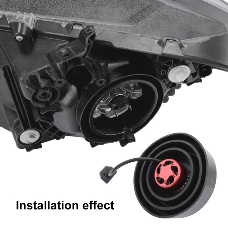 1 Pair C-1 Universal Headlight Soft Silicone Dust Cover by buy2fix