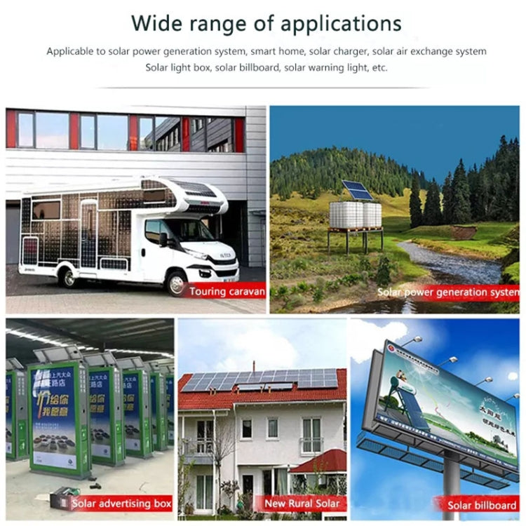 20A Solar Charge Controller 12V / 24V Lithium Lead-Acid Battery Charge Discharge PV Controller by buy2fix