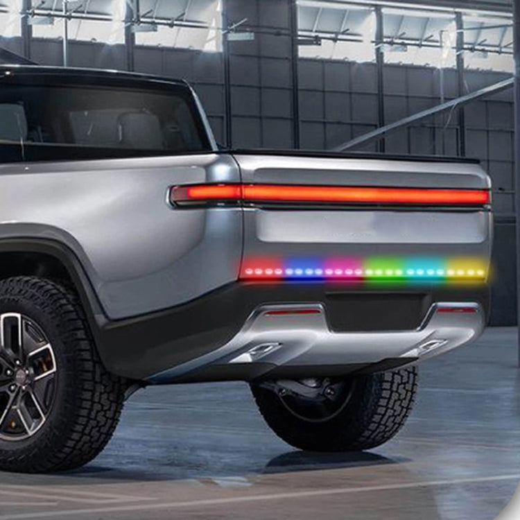 S20-200CM 200cm DC12V-24V Car Rear LED RGB Daytime Running Lights Strip Colorful Lamp by buy2fix