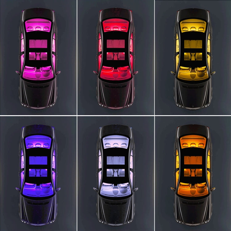 Y12 USB Car Colorful RGB Foot LED Atmosphere Light by buy2fix