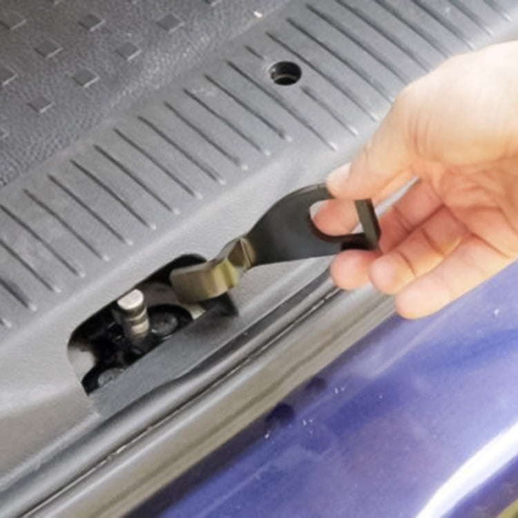 Car Stainless Steel Rear Tail Hook Plate Snap Lock EH200 by buy2fix