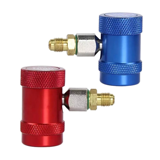 Car AC R1234YF Air Conditioning Fluorine 90 Degree Quick Joints by buy2fix