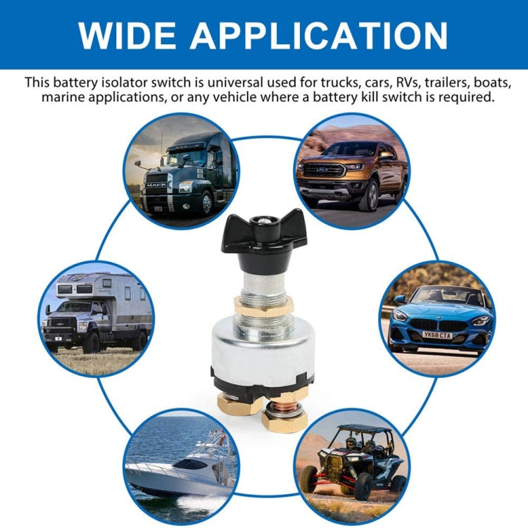 12-24V Car Battery Selector Isolator Disconnect Rotary Switch Cut by buy2fix