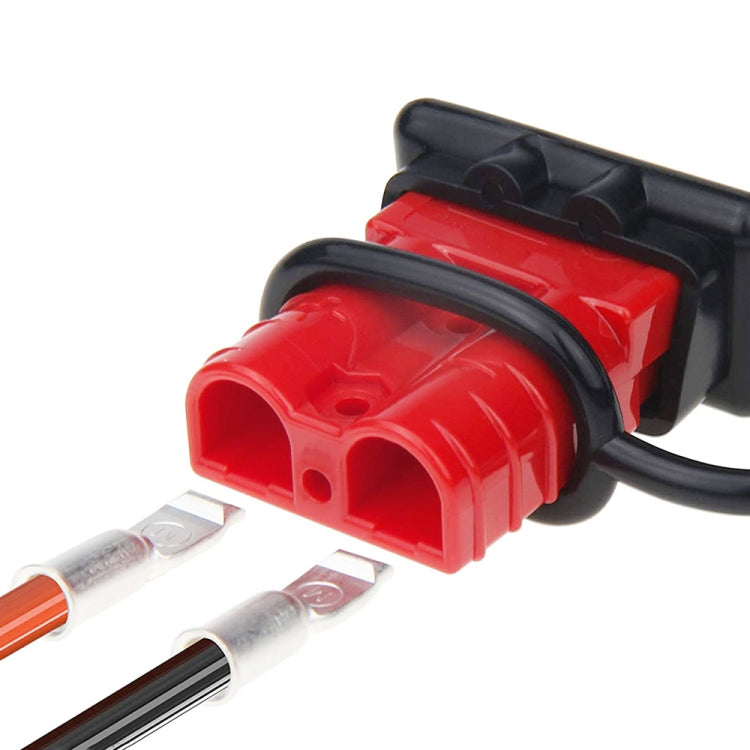 CP-0242-03 50A 600V Towing Winch Quick Connect Systems Wire Harness Plug with Dust Cover by buy2fix