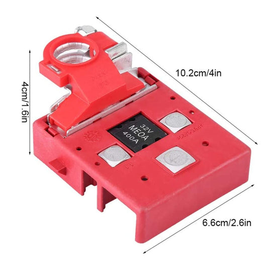 Car Battery Distribution Terminal 32V 400A Quick Release Fused Clamps Connector by buy2fix