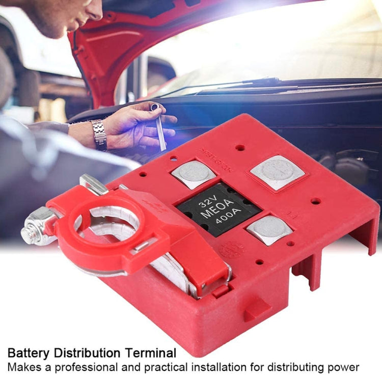 Car Battery Distribution Terminal 32V 400A Quick Release Fused Clamps Connector by buy2fix