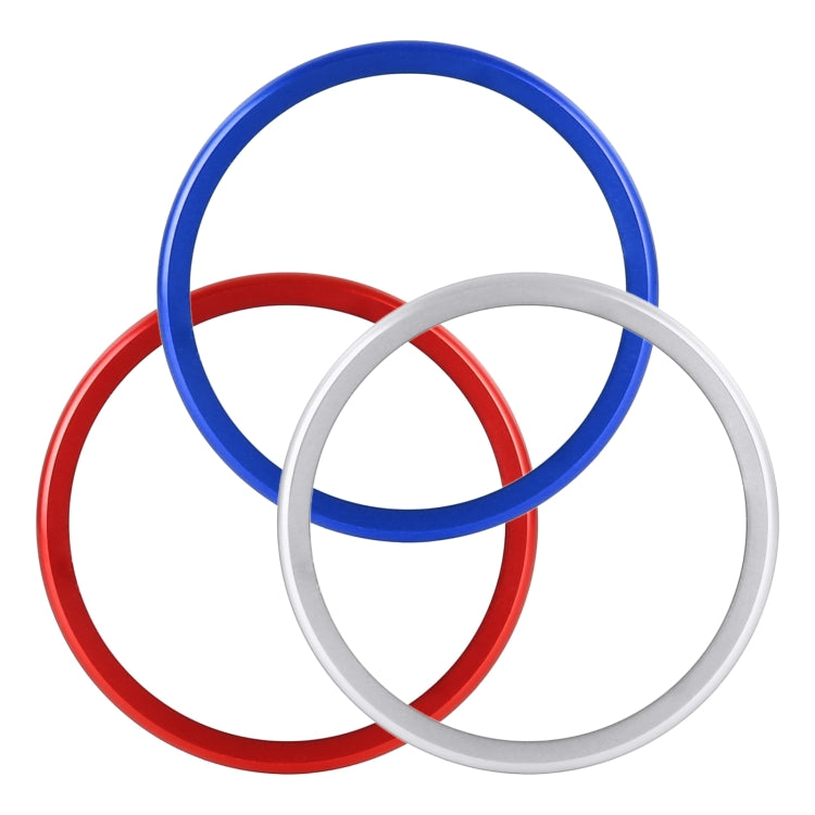 Car Headlight Switch Ring Trim Sticker Decoration for Audi Q2(Blue) by buy2fix